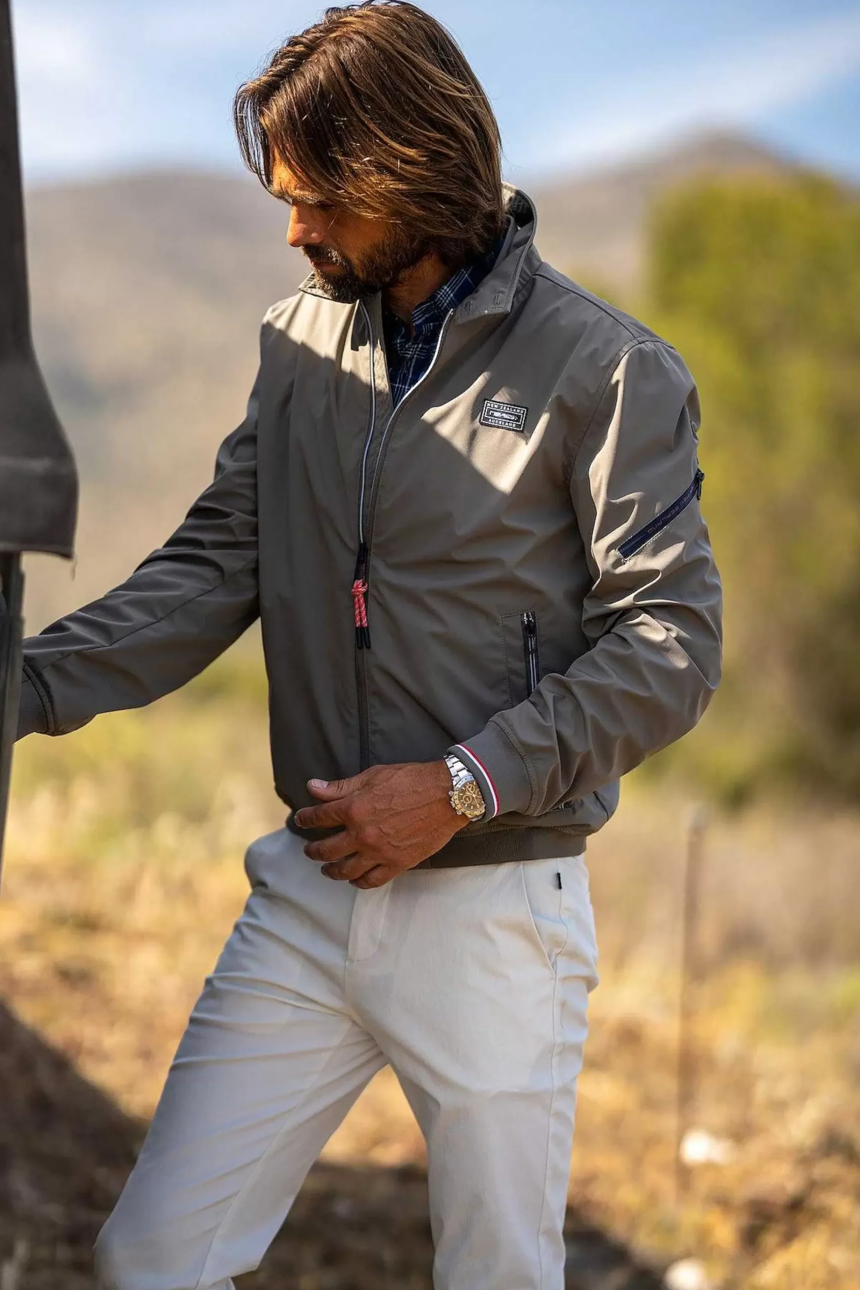 NZA New Zealand Auckland Jassen|Windproof Bomberjack-Misty Army